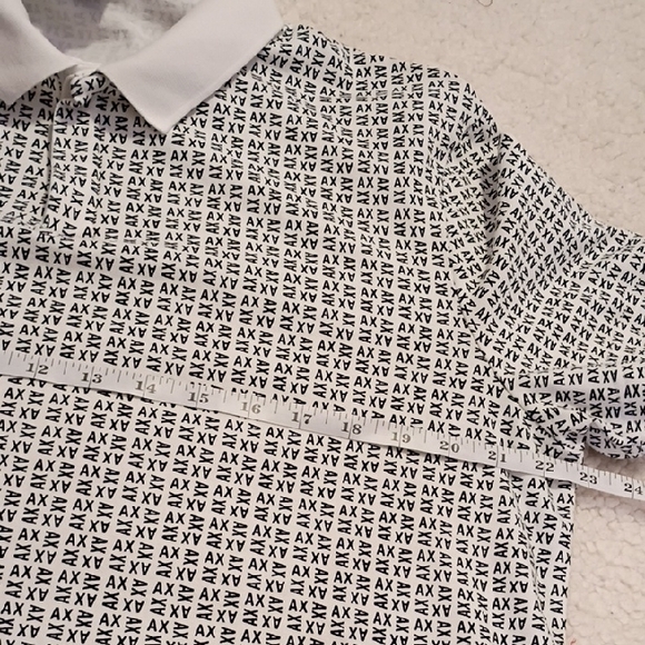 Armani Exchange Monochrome Pattern Polo Size‎ L - Picture 6 of 9